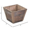 Cheung's Seren Tapered Square Wood Pot - 4 of 4