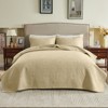 Inhand Microfiber Quilt Bedding Set, Soft Lightweight Coverlet For All Season - 2 of 4