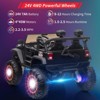 24V Ride on Car Toys, Remote Control 4 Wheels Electric Power Car for Toddlers Kids Boys Girls - 2 of 4