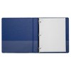School Smart D Ring Binder, Polypropylene, 1 Inch, Blue - 3 of 4
