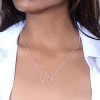 Adjustable Bee & Heart Necklace | 14K Gold/Silver Plated Dainty Disc Choker - Handmade Boho Gift for Her - 4 of 4