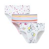 Girls 6 Pack Underwears - Cherries/Balloons - 3 of 4