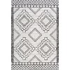 Marokko Diamond  Medallion Indoor/Outdoor Area Rug - JONATHAN Y - 2 of 4