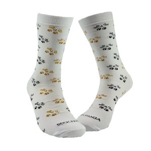 Cat Face and Paws the (Women's Sizes, Adult Medium) from the Sock Panda - 1 of 4