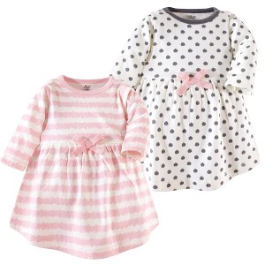 Luvable Friends Touched by Nature Long-Sleeve Dresses 2pk - 1 of 1