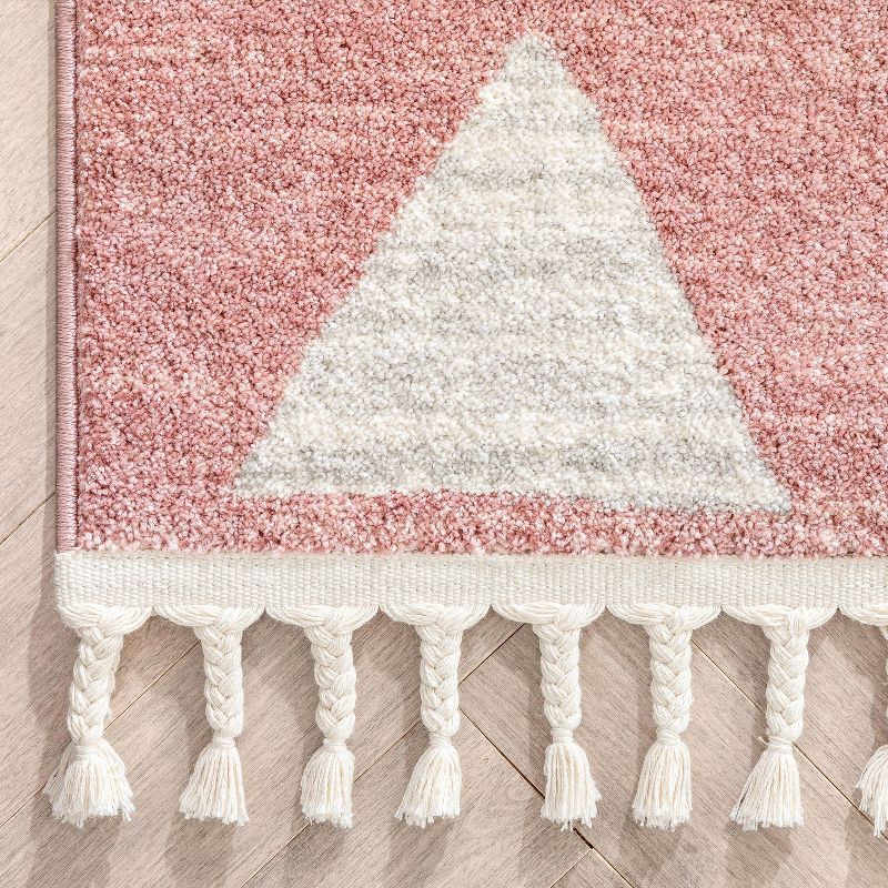 Well Woven Tango Geometric Triangle Stain-resistant Area Rug, 6 of 10