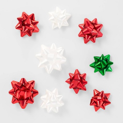 20ct Christmas Bow Bag White/Red/Green - Wondershop™