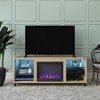 Ameriwood Home Lumina Deluxe Fireplace TV Stand for TVs up to 70" - 2 of 4