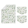 Sweet Jojo Designs Gender Neutral Unisex Baby Mini Crib Bedding Set - Botanical Green and White 3pc - 2 of 4