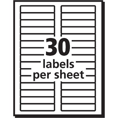 Avery White Removable File Folder Labels, 750-Pack