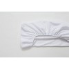 AFG Baby Furniture Fabric Contoured Changing Pad Cover in White - 2 of 4