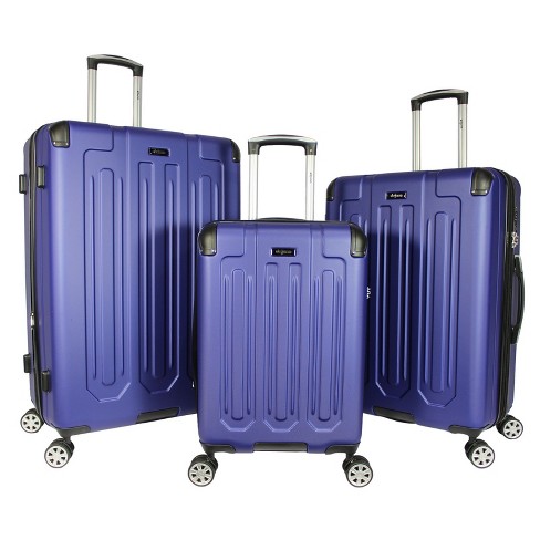 Dejuno Tutin 3-piece Hardside Spinner Luggage Set With Tsa Lock - Navy ...