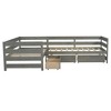 Twin Size L-Shaped Daybed with 3 Storage Drawers, Wood Bed Frame - ModernLuxe - 4 of 4