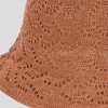 Anna-Kaci Women's Crocheted Bucket Hat Foldable Breathable Sun Protection - 3 of 4