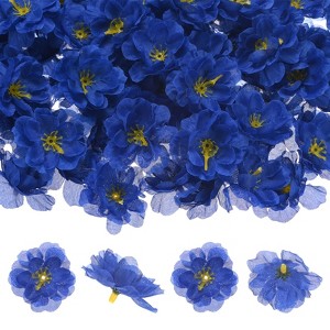 Unique Bargains Silk Artificial Cherry Blossom Flower Heads Wedding DIY Crafts 150 Pcs - 1 of 4