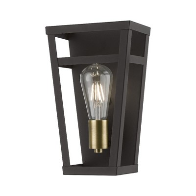 Livex Lighting Schofield 1 - Light Wall Light in  Bronze/Antique Brass