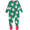 RuffleButts Gender Inclusive Modal Blend Baby One Piece Footie Pajamas - 2 of 4
