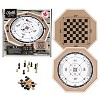 Rustik: 2-In-1 Deluxe Crokinole & Checkers In 1 Box - 2 of 4