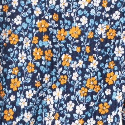navy floral