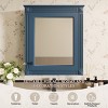 Wall Mounted Bathroom Storage Cabinet with Mirror Medicine Cabinet with Height Adjustable Shelf Toilet Space Saver Cabinet-The Pop Home - 3 of 4