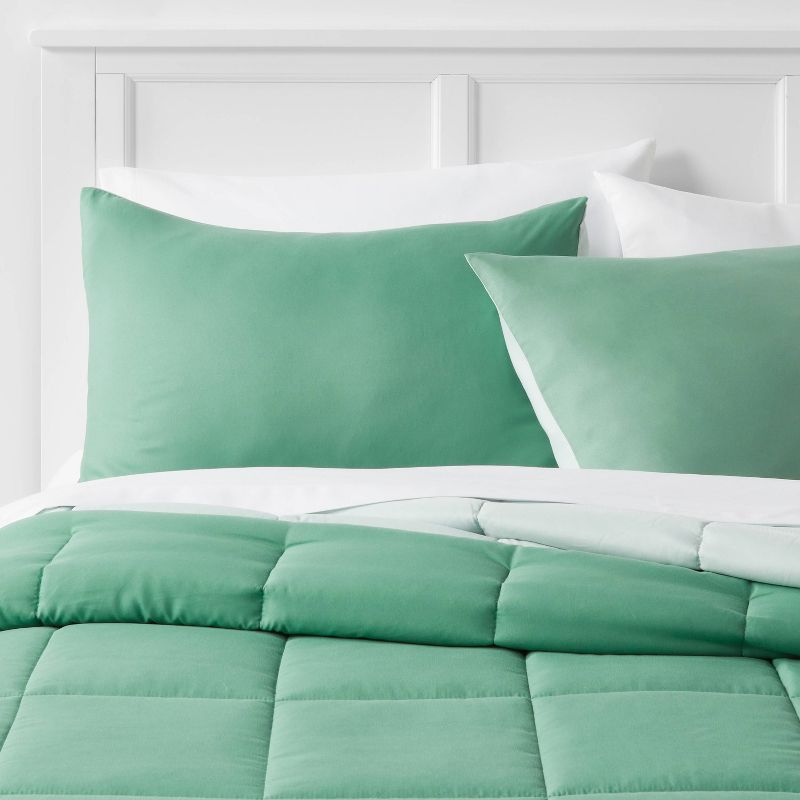 Standard Reversible Microfiber Solid Comforter Sham - Room Essentials™, 3 of 10