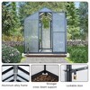 Aoodor Walk-In Greenhouse Polycarbonate Panel Hobby Greenhouses With Aluminum Frame Heavy Duty - 4 of 4