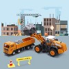 Skirfy Construction Vehicles Boys Toy Playsets, Crane Truck Excavator Crane Dump Truck Toy Car Sets Gift for Kids - 3 of 4
