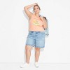 Women's Strawberry Shortcake Graphic Shrunken Tank Top - Orange - 3 of 3