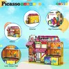 PICASSO-TILES Magnetic Tiles for Kids – Toy Shop Store Theme 60PCS STEM Construction Building Blocks Educational Toy - 2 of 4