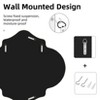 34.56in Golden Edging Silver Mirror Art Decor Floating Wall Mirrors Entryway Hall Accent - 4 of 4