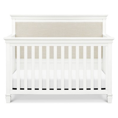 Darlington Warm White 4-in-1 Convertible Upholstered Crib