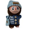 Doll Clothes Superstore Blue Knit Sweater with Light Blue Hat and Bag for 17.5cm Labubu Dolls - 2 of 4