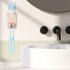 Unique Bargains Wall Mounted Bathroom Toothbrush Holder 2.45"x3.39" 1 Pc - 3 of 4
