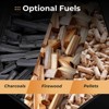 WELLFOR 18.5" Pentagon Collapsible Wood Burning Fire Pit With Storage Bag W-70670 Black - 3 of 4