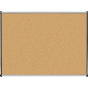 Lorell - Satin-Finish - Bulletin Board - Natural Cork Surface - 1 of 2