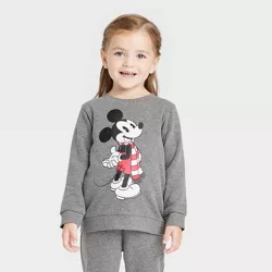 Toddler Mickey Mouse Pullover Sweatshirt - Gray