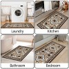 FURNIinspire Floor Mats 3 Piece Washable Kitchen Rug Farmhouse Area Rugs Non Skid Bohemian Mat for Hallway Entryway, Multicolored, 60"*20" - 4 of 4