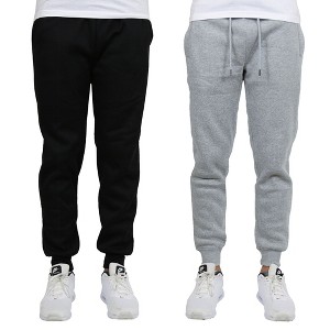 Blue Ice Men's  Fleece-Lined Jogger Sweatpants-2 Pack - 1 of 2