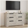 Nasitip 6 Drawer Dresser-Dresser Organizer,Wooden Chest of Drawers for Living Room, Bedroom, Hallway - 2 of 4