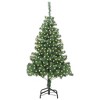 Christmas Tree with 300 LEDs with Stand Green 70.9" PVC - 3 of 4