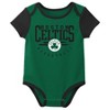 NBA Boston Celtics Boys' 3pk Bodysuit Set - 4 of 4