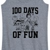 Women's - Peanuts - 100 Days Of Fun Graphic Racerback Tank - 2 of 4