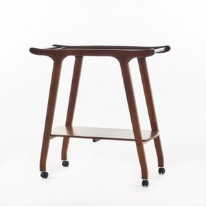 VYNXARIA BAR CART, Trolley Cart on Wheels with Storage for Living Room, Laundry,Garage,Bathroom - 1 of 4