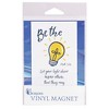 Dicksons MAG-1032 Be The Light Bright Yellow and Classic White 5 x 3 Inch Vinyl Decorative Refrigerator Magnet - 2 of 2