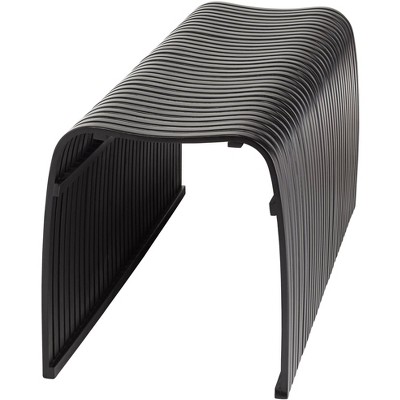 Modern Eco-Friendly Black Bamboo 44" Bench