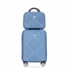 Wooakway 2 Piece Luggage Sets ABS Lightweight Suitcase , Spinner Wheels - 3 of 4