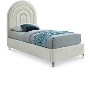 Meridian Furniture,Rainbow Velvet Bed - 1 of 4