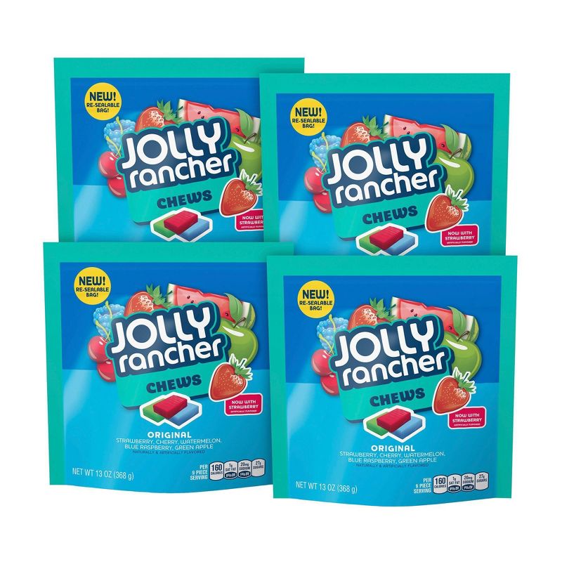Jolly Rancher Chews Assorted - 4ct/13oz, 1 of 5