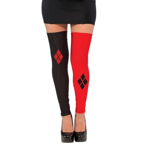 Rubies Harley Quinn Womens Thigh High Stockings - One Size : Target