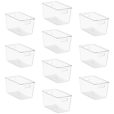 Sorbus 10 Pack X-Large Clear Storage Containers for Pantry, Fridge, Cabinet, Closet & Kitchen Organization — фото 7